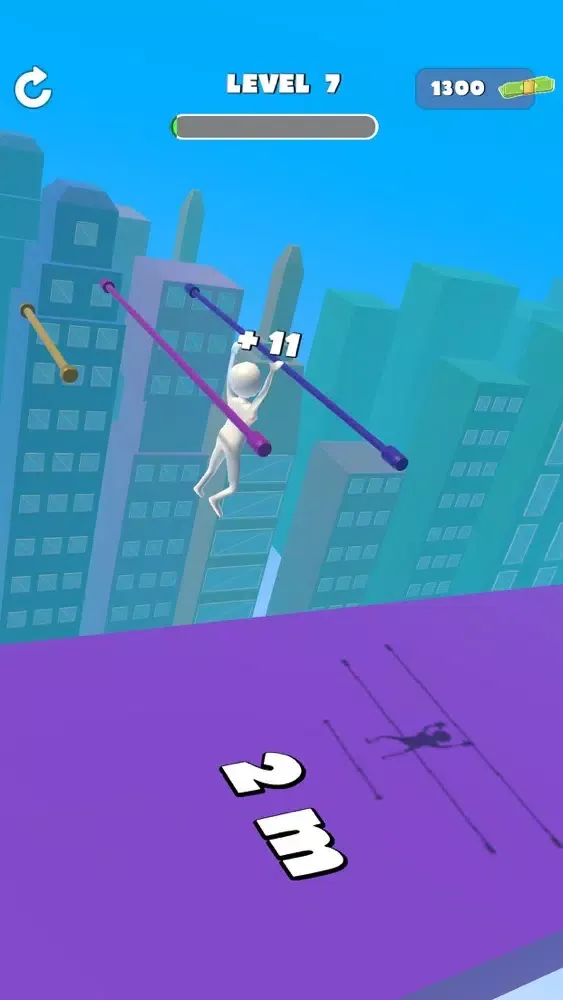 Capturas de tela do Swingee!