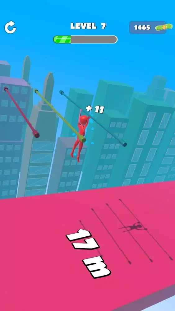 Capturas de tela do Swingee!