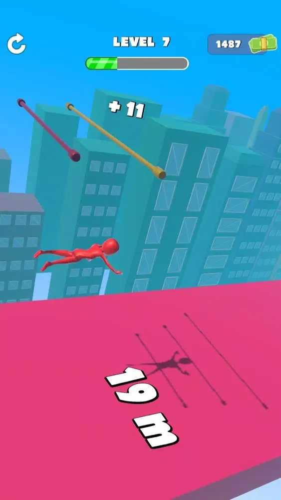 Capturas de tela do Swingee!