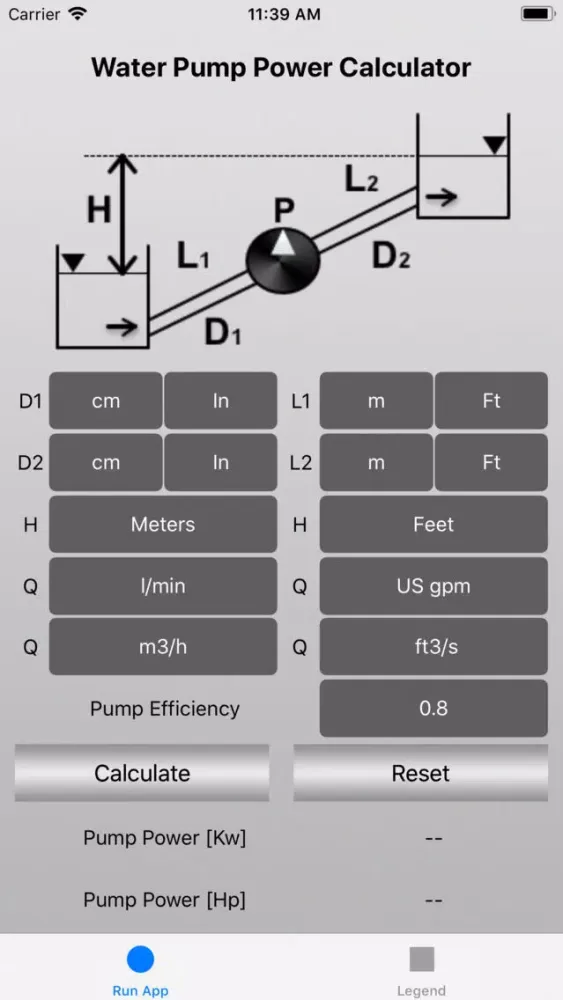 تصاویر Water Pump Power Calculator