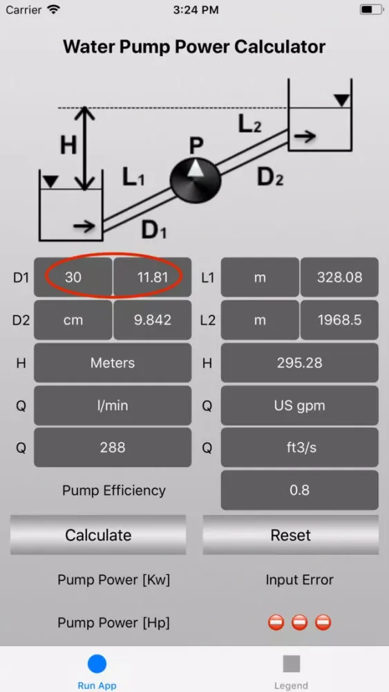 تصاویر Water Pump Power Calculator
