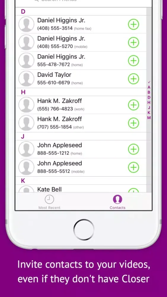 Capturas de tela do Closer Camera - Live Sharing and Record Videos With Unlimited Storage
