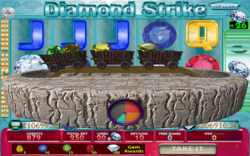 Tangkapan skrin Slots! Diamond Strike