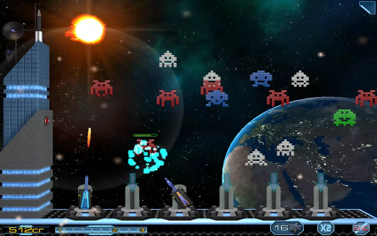 Tangkapan skrin Invaders Tower Defence