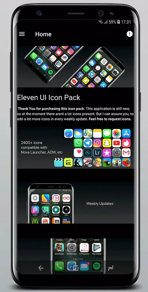 Eleven UI应用截图