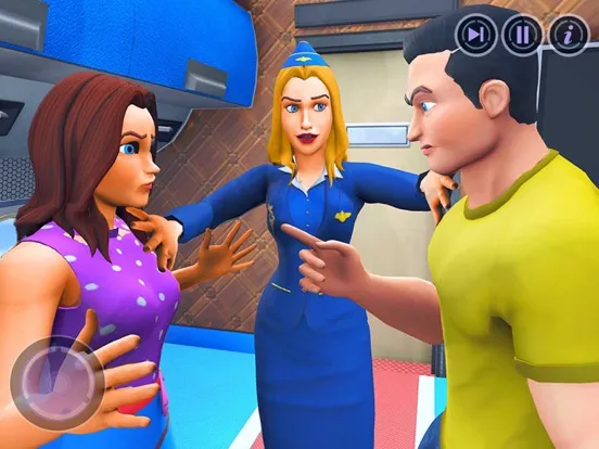 Zrzuty ekranu Flying Attendant Simulator 3D iPad 