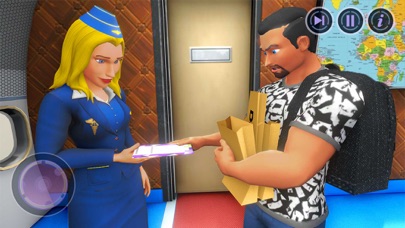 Captures d'écran de Flying Attendant Simulator 3D