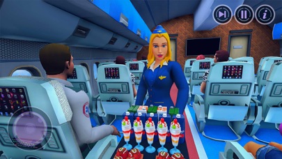 Captures d'écran de Flying Attendant Simulator 3D
