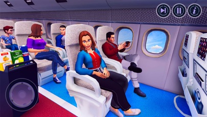 Captures d'écran de Flying Attendant Simulator 3D