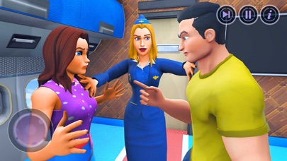 Captures d'écran de Flying Attendant Simulator 3D