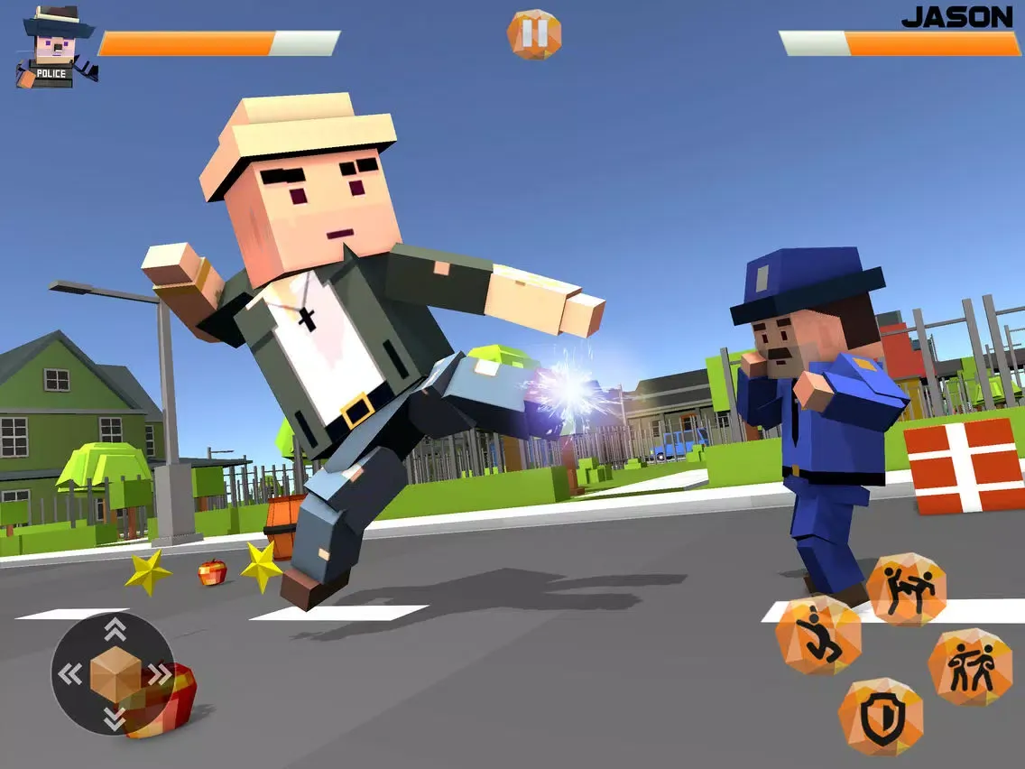 Blocky Police VS Street Gangs iPad  Ekran Görüntüleri