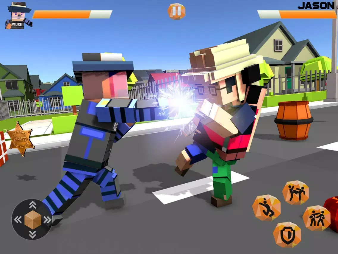 Blocky Police VS Street Gangs iPad  Ekran Görüntüleri