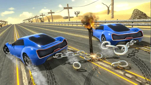 Chained Cars Impossible Stunts 3D - Car Games 2020应用截图