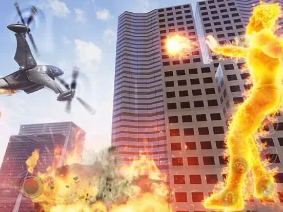 Captures d'écran de Flying Fire Captain Hero Game iPad 