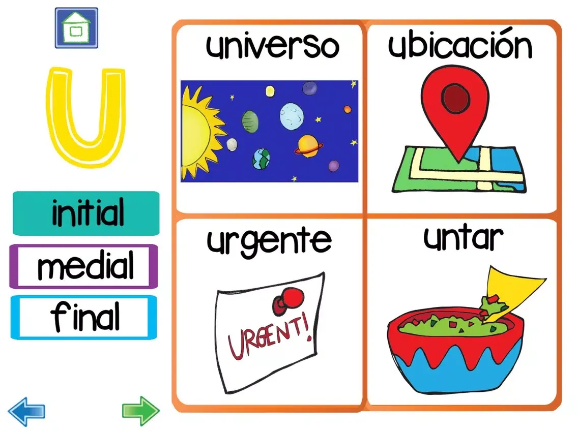 LITE Spanish Vowels iPad  Screenshots
