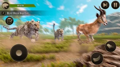 Wild Leopard Family Life Sim Ekran Görüntüleri
