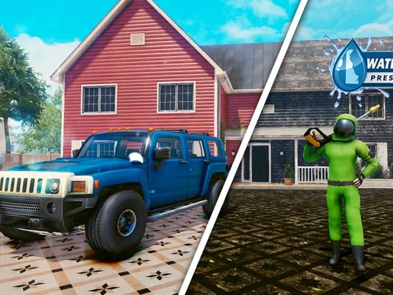 Power Wash Car Cleaning Games iPad  स्क्रीनशॉट