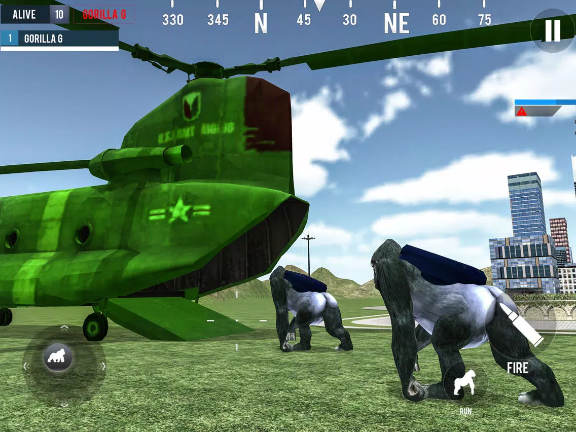 Скриншоты Gorilla Animal 3d Shooter Hero iPad 
