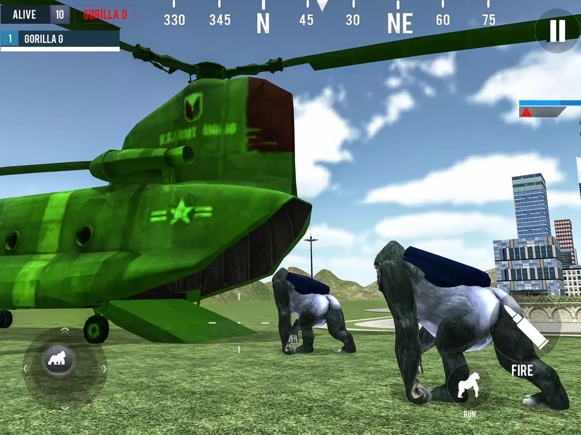Gorilla Animal 3d Shooter Hero iPad  Ekran Görüntüleri