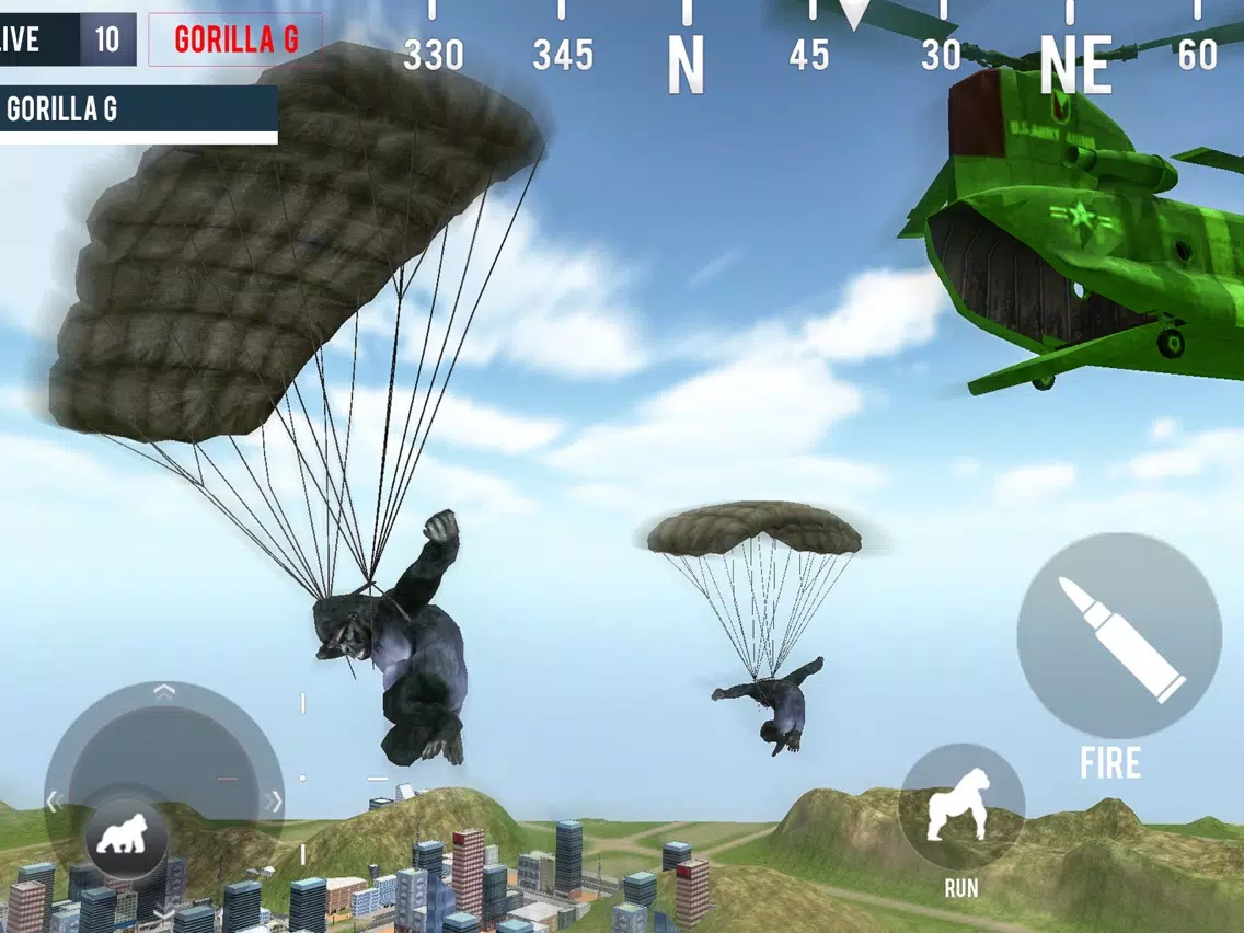Скриншоты Gorilla Animal 3d Shooter Hero iPad 