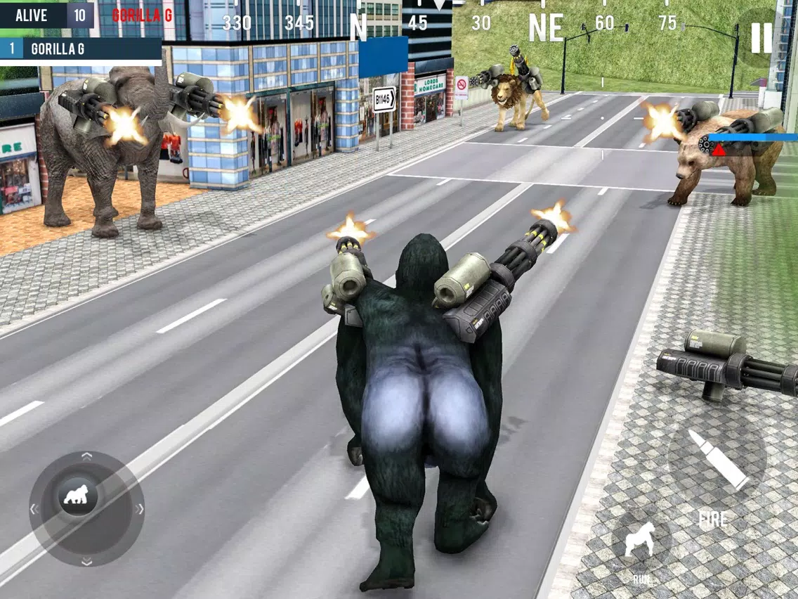Скриншоты Gorilla Animal 3d Shooter Hero iPad 