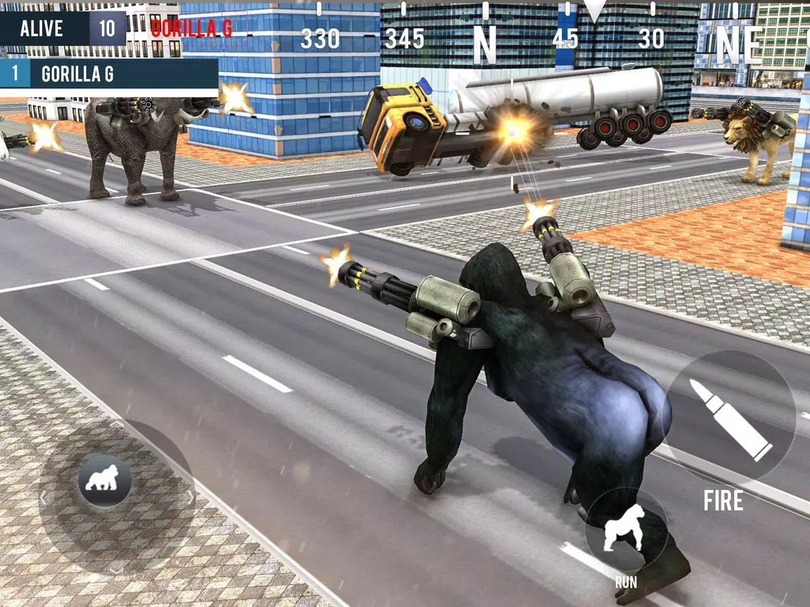 Скриншоты Gorilla Animal 3d Shooter Hero iPad 
