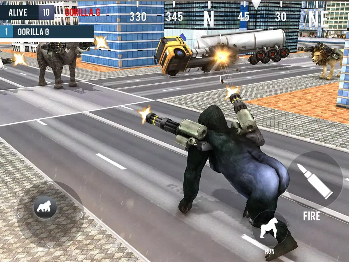 Gorilla Animal 3d Shooter Hero iPad  Ekran Görüntüleri