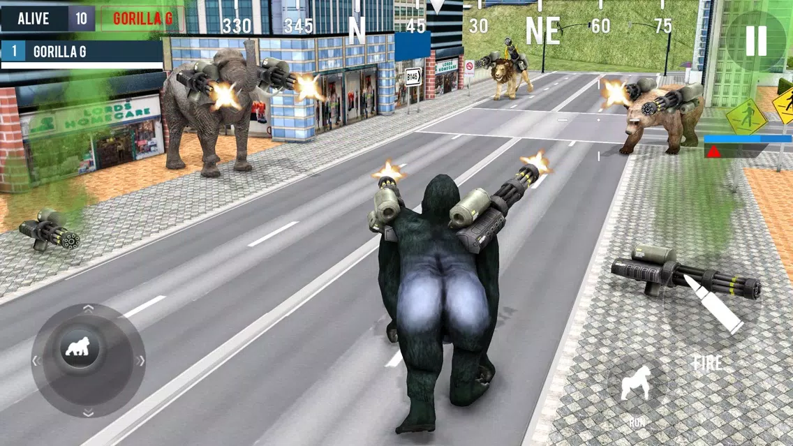 Скриншоты Gorilla Animal 3d Shooter Hero