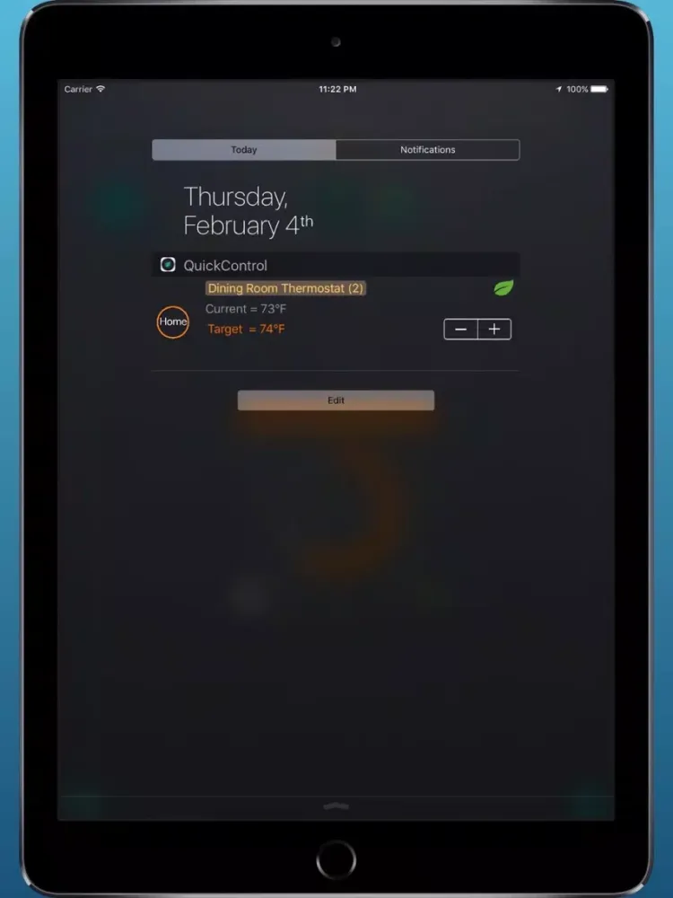 Capturas de tela do QuickControl: For Nest iPad 