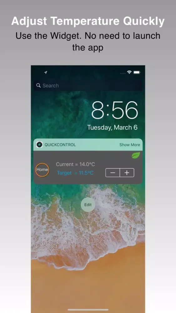 Capturas de tela do QuickControl: For Nest