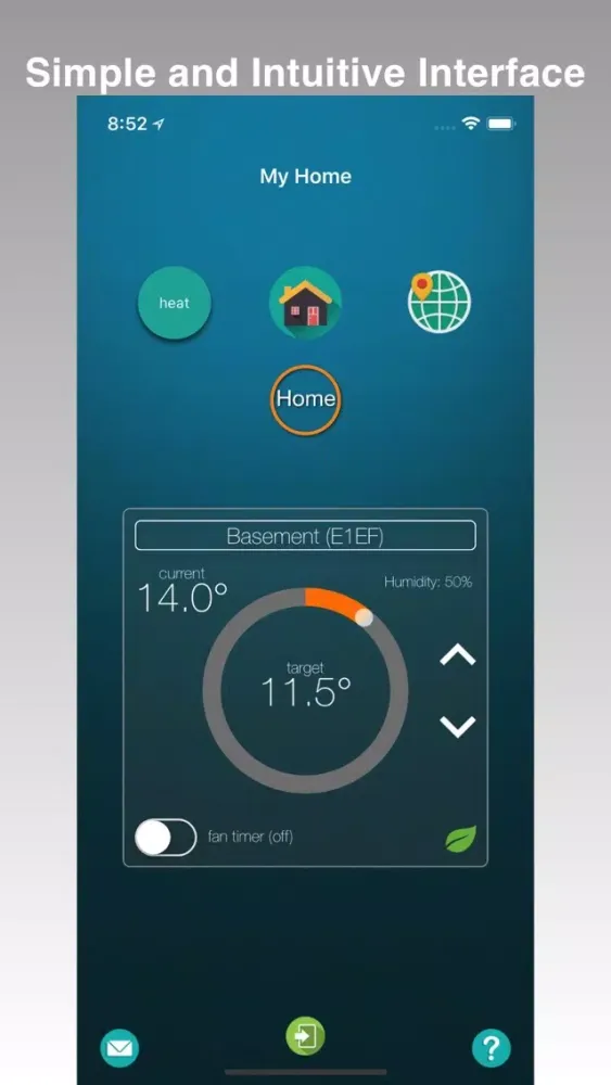 Capturas de tela do QuickControl: For Nest