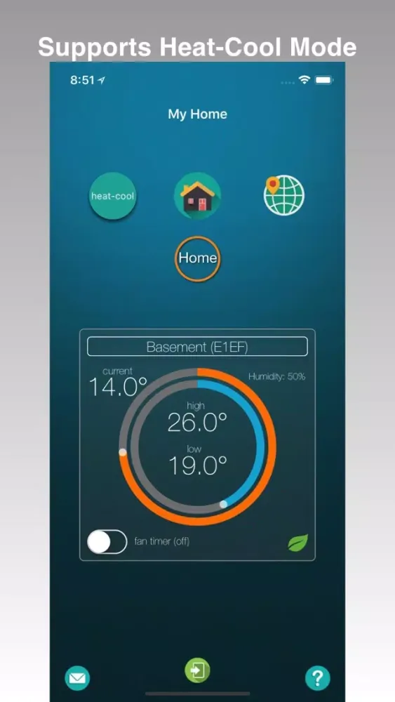 Capturas de tela do QuickControl: For Nest