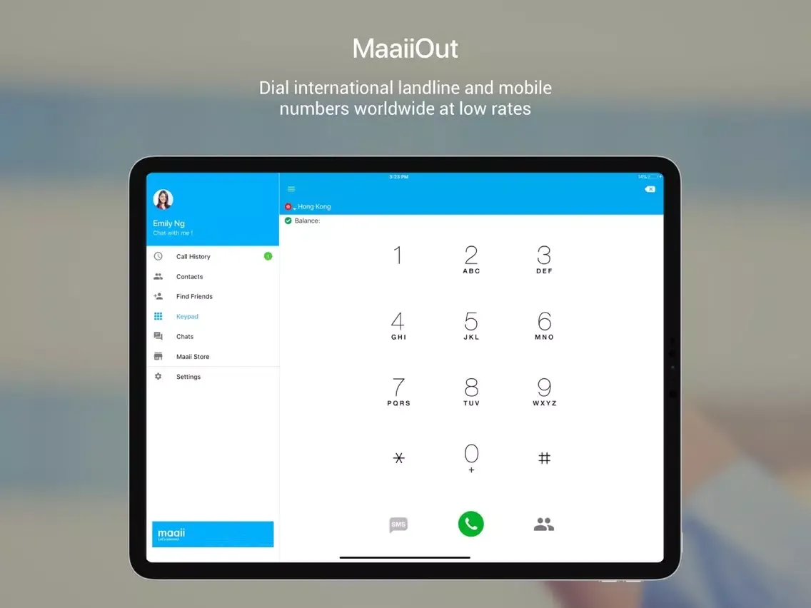 Maaii: Calls & Messages iPad  Screenshots