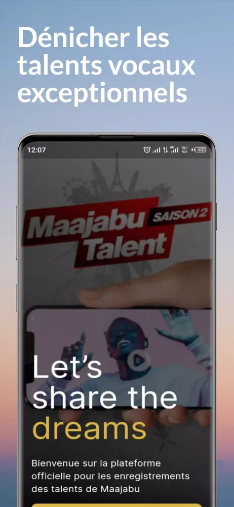 Capturas de pantalla de Maajabu Talent Europe