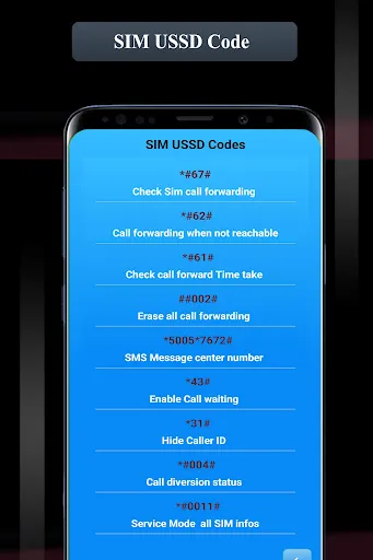 Sim Phone details: Device Info Screenshots