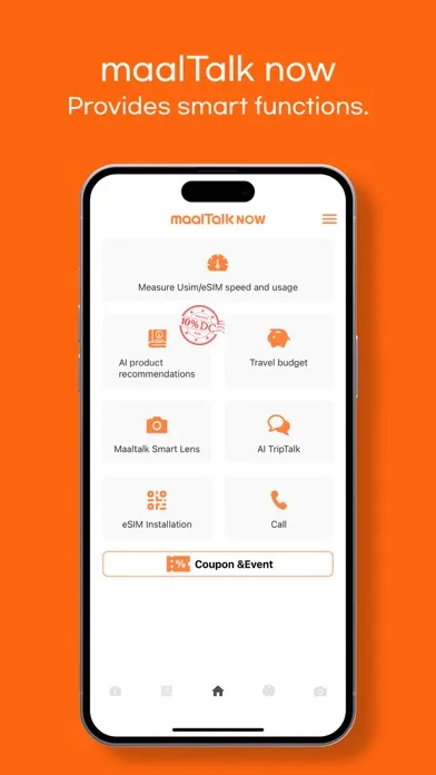 Capturas de pantalla de MaaltalkNow-esim travel budget