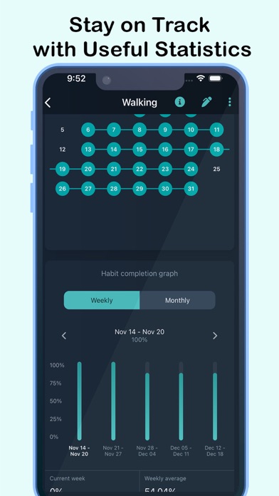 Habit360: Habit Tracker & Mood Screenshots