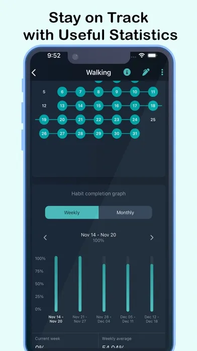 Habit360: Habit Tracker & Mood应用截图