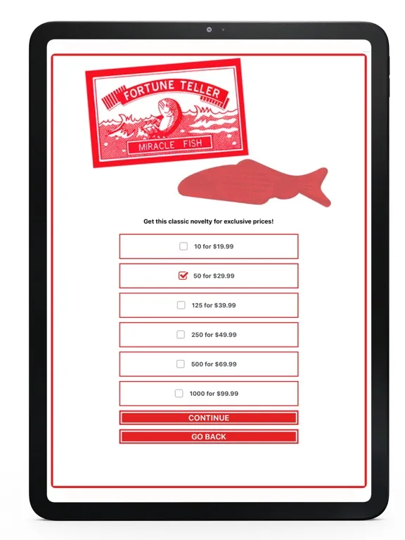 Capturas de pantalla de Fortune Teller Miracle Fish iPad 