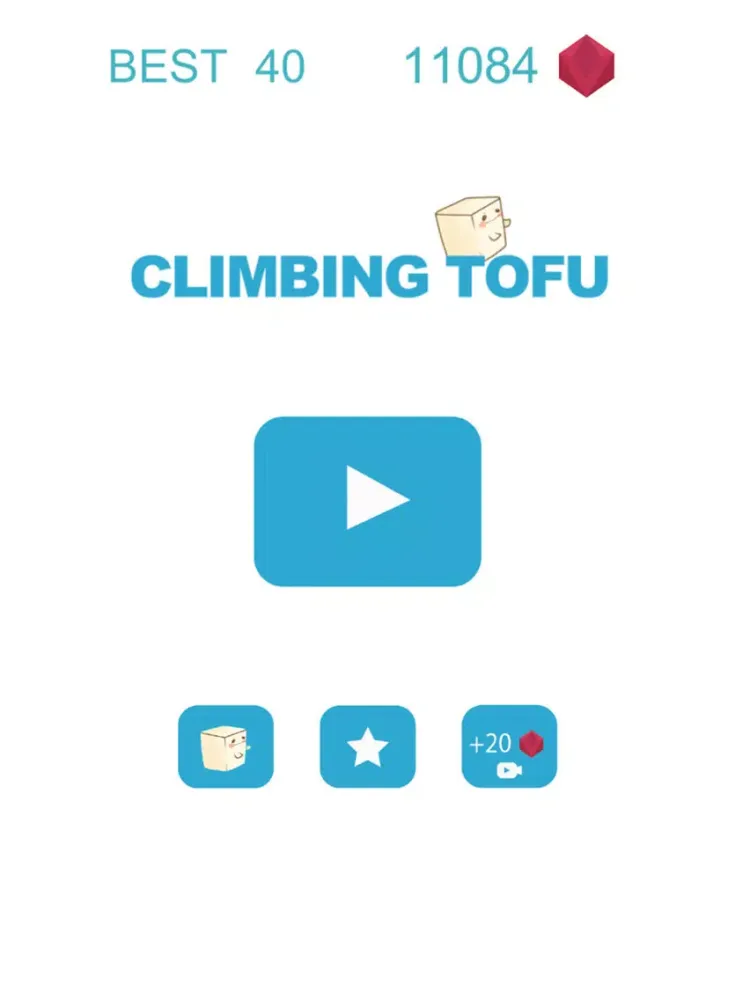 Climbing Tofu - free jump action - iPad  Screenshots