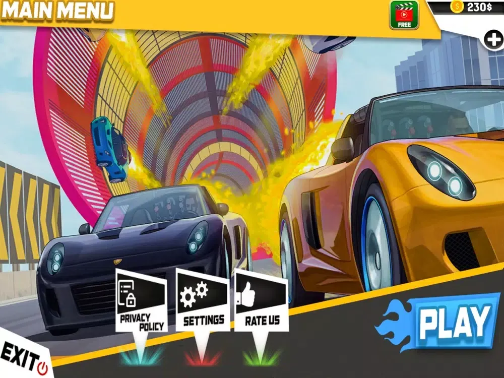 Zrzuty ekranu Mega Car Stunts Games 2021 ATV iPad 
