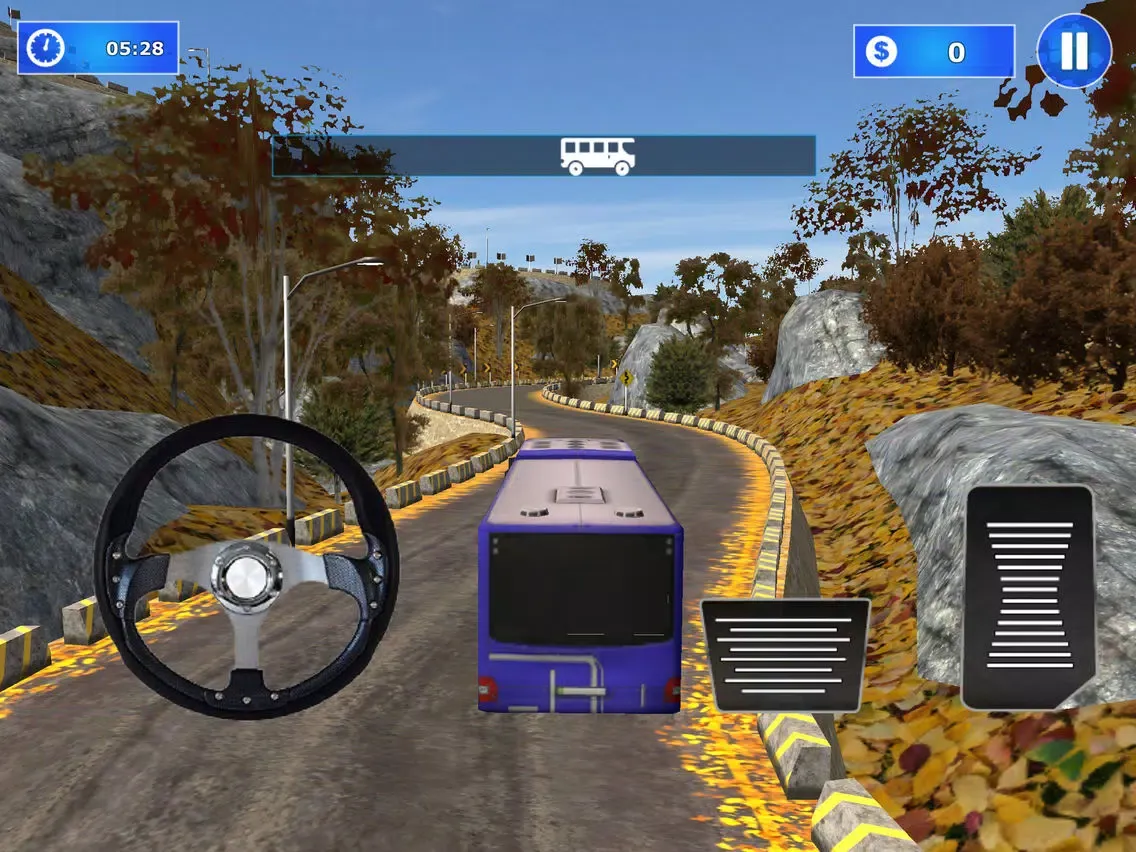 Zrzuty ekranu Offroad Mountain Bus Ramp iPad 