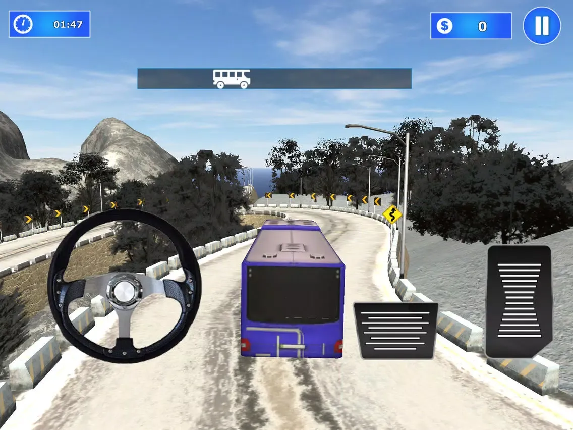 Zrzuty ekranu Offroad Mountain Bus Ramp iPad 
