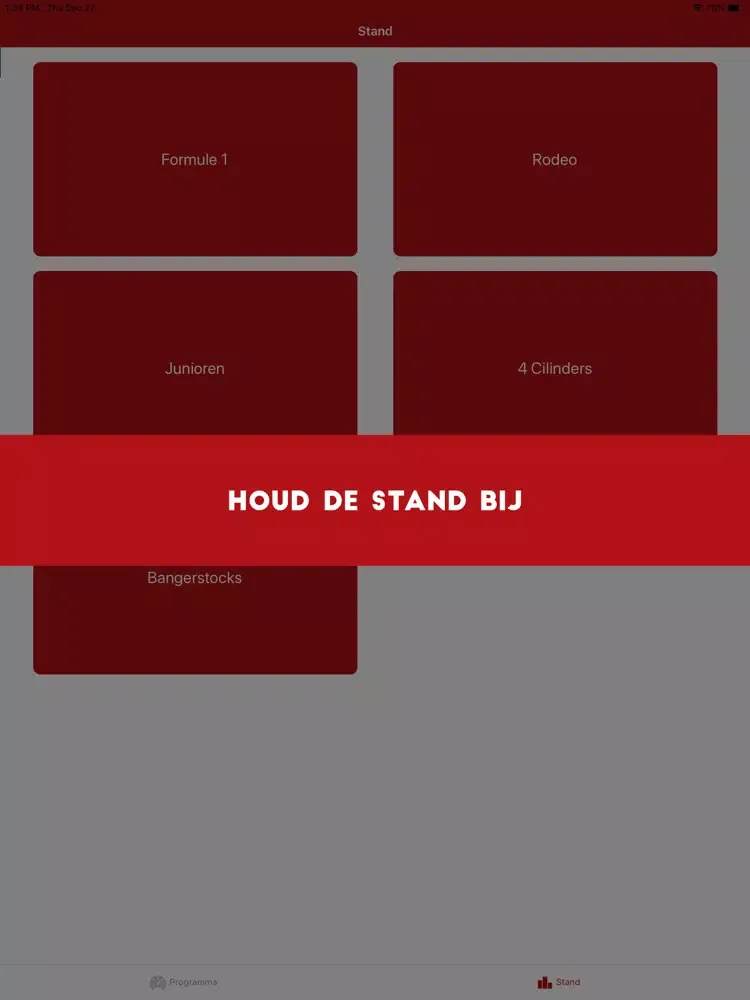 Tangkapan skrin Mab Club Texel iPad 