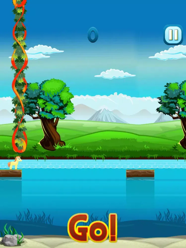 Tiny Horse Gallop - Explore Cross Country By Building Bridges iPad  سکرین شاٹس