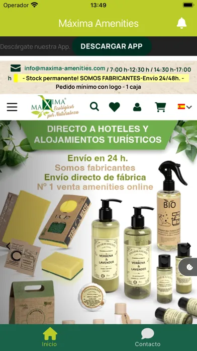 Capturas de tela do Máxima Amenities