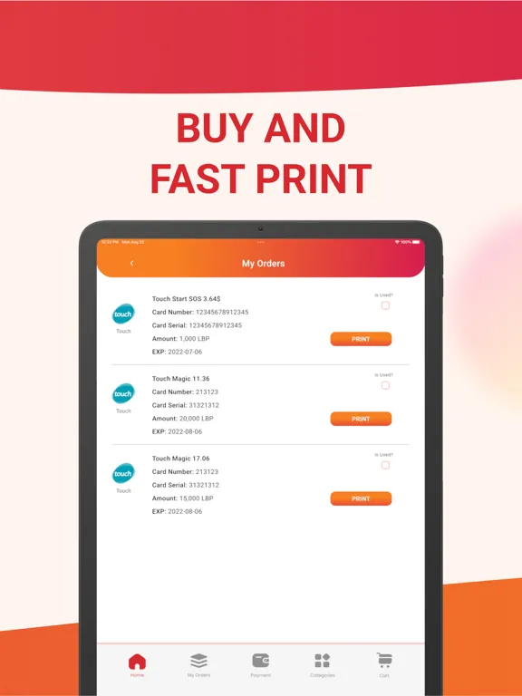 MAB Telecom iPad  스크린샷