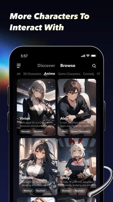PlayMe - AI Roleplay Chat 스크린샷
