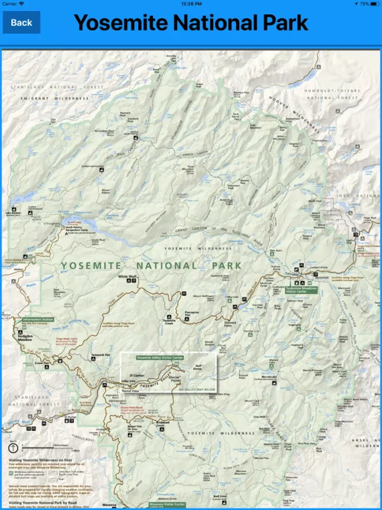 US National Parks Explorer MGR iPad  Screenshots
