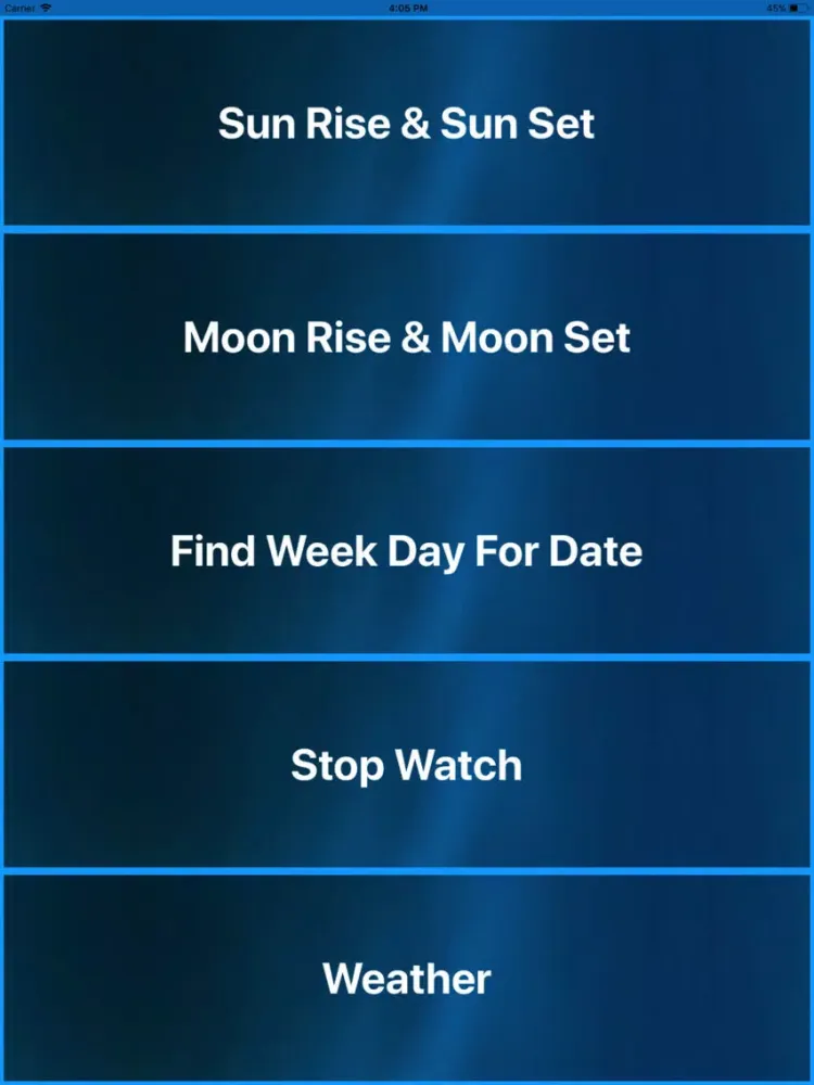 Sun Moon RISE & SET iPad  স্ক্রিনশট